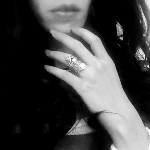 Size 8 Titanium Stainless Steel Ring Size 8